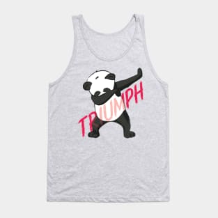 Triumph Dab Dabbing Panda Playfulness Tank Top